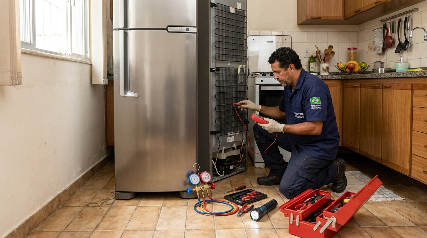 Manutenção na refrigeração em São José do Rio Preto-SP